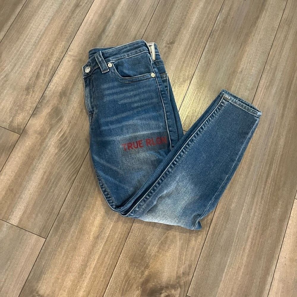 True Religion Mid Rise Skinny Jeans Women 33